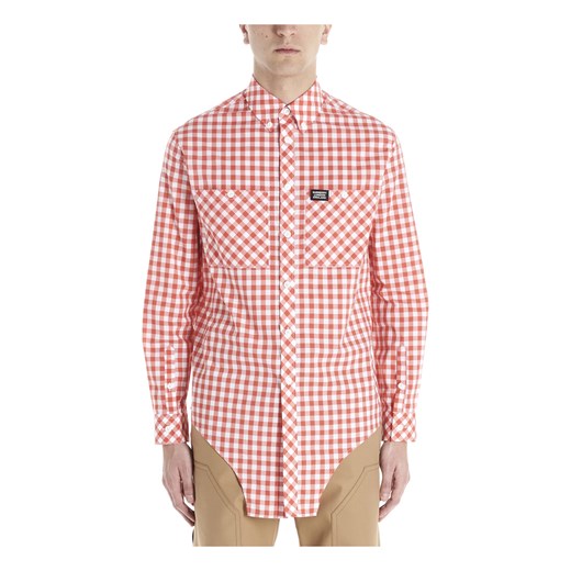 Burberry, Koszula Czerwony, male, rozmiary: XS Burberry XS wyprzedaż showroom.pl