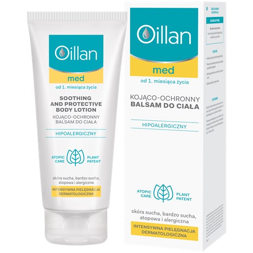 Oillan Med+ kojąco-ochronny balsam do ciała 200ml Oillan Oceanic_SA