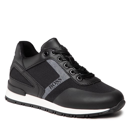 Sneakersy BOSS - J29261 S Black 09B 33 eobuwie.pl