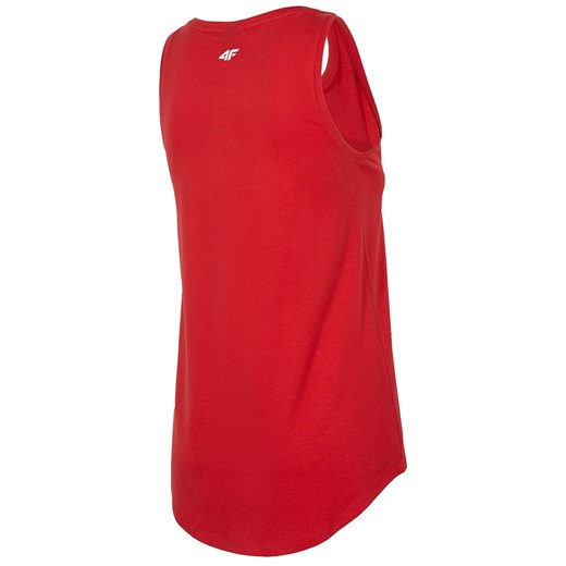 Koszulka damska 4F TSD018 - czerwona (H4L20 TSD018 62S) L promocyjna cena Military.pl