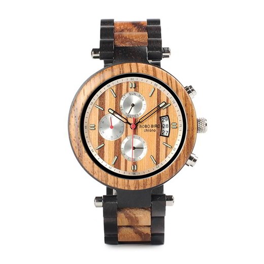 Zegarek drewniany BOBO BIRD P17 na bransolecie niwatch.pl promocyjna cena