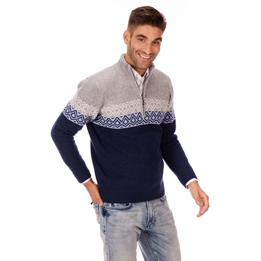 Lanieri Fashion sweter męski zimowy casual 