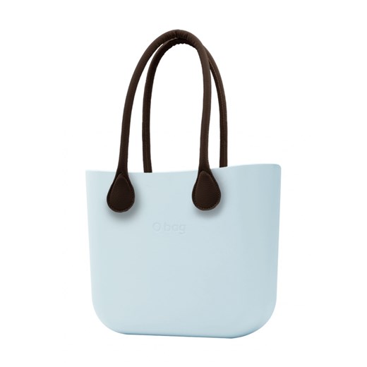 O bag torebka Polvere z długimi brązowymi uchwytami ze skajki O Bag Differenta.pl