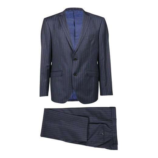 Etro, 1A90701160200 Wool Suit Niebieski, male, rozmiary: 48 IT 48 IT showroom.pl