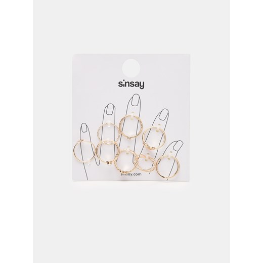 Sinsay - Pierścionek - Złoty Sinsay Jeden rozmiar promocyjna cena Sinsay
