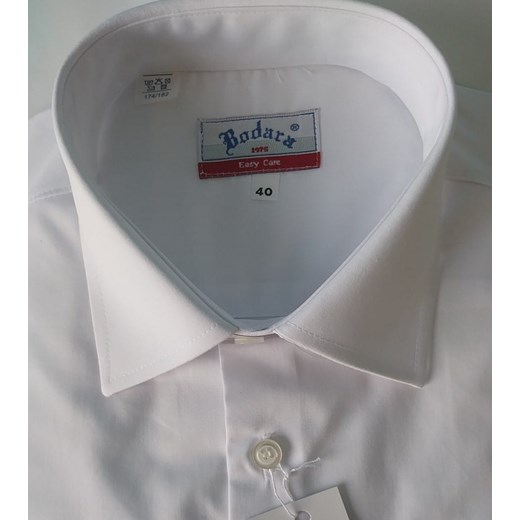 Bodara koszula męska  biała z długim rękawem Bodara 39 promocyjna cena ATELIER-ONLINE