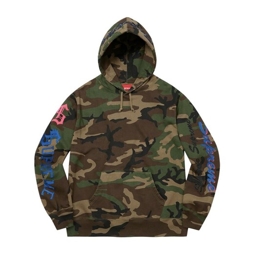Bluza męska Supreme w militarnym stylu