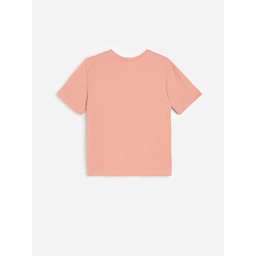 Reserved - T-shirt z nadrukiem - Różowy Reserved 128 promocja Reserved