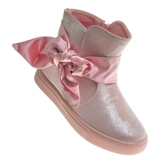 Buty zimowe dziecięce różowe na zimę 