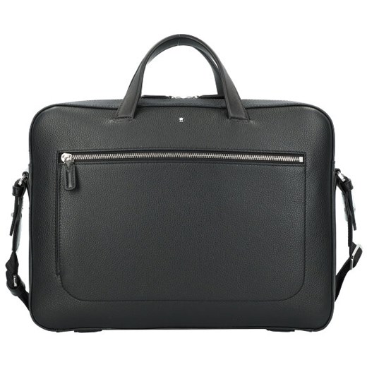 Montblanc Meisterstück Soft Grain Torba biznesowa skórzana 38 cm przegroda na laptopa black 38cm x 8cm x 28cm Bagaze