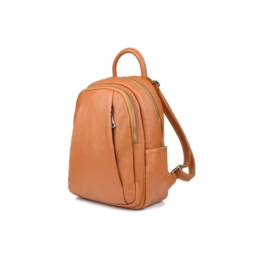 Camel Włoski Plecak Skórzany A4 damski dużo kieszeni C79 www.waznydodatek.pl