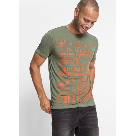 T-shirt Slim Fit | bonprix 56/58 (XL) okazyjna cena bonprix