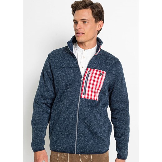 Bluza rozpinana z polaru w ludowym stylu | bonprix 56/58 (XL) okazja bonprix