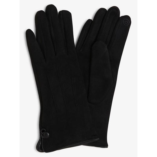 Melkonian Rękawiczki Kobiety Sztuczne włókno czarny jednolity ze sklepu vangraaf w kategorii Rękawiczki damskie - zdjęcie 124339809