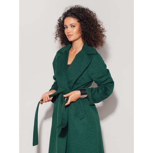 Zielony płaszcz damski Willsoor 