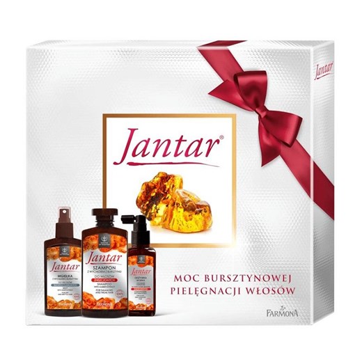 Jantar XMASS - Zestaw do włosów zniszczonych (Szampon 330ml + Mgiełka 200ml + Jantar  SuperPharm.pl