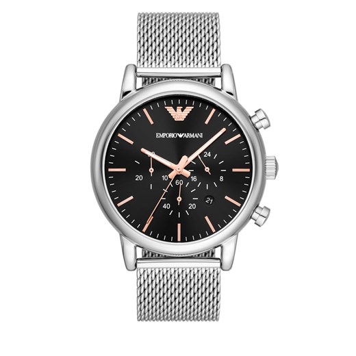 Zegarek srebrny Emporio Armani 