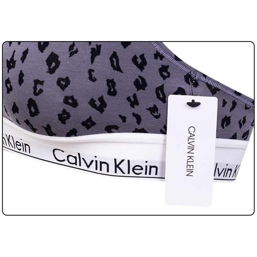 CALVIN KLEIN DAMSKI BIUSTONOSZ STANIK SPORTOWY UNLINED BRALETTE GREY F3785E JN7 Calvin Klein Underwear XS wyprzedaż messimo
