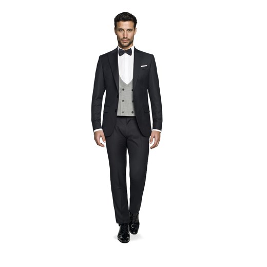 Elegancki garnitur Recman LORENZO 313 slim fit ze sklepu Eye For Fashion w kategorii Garnitury męskie - zdjęcie 124433215