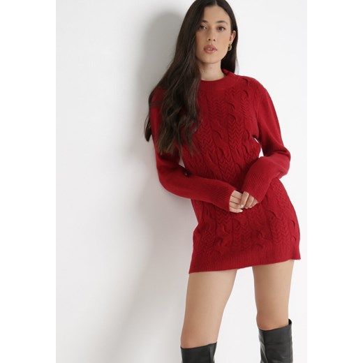 Born2be sweter damski z okrągłym dekoltem na jesień 