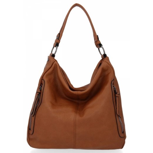 Shopper bag Grace Bags na ramię ze skóry ekologicznej duża 