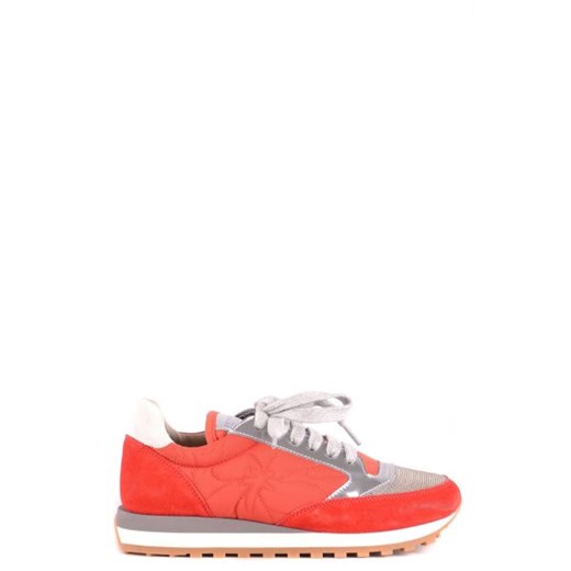 Buty sportowe damskie Brunello Cucinelli sneakersy czerwone bez zapięcia 