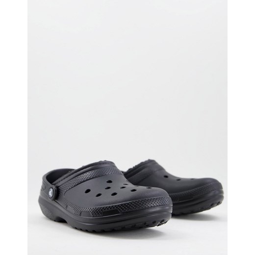 Crocs – Classic – Czarne buty z futerkową wyściółką-Black Crocs 45-46 Asos Poland