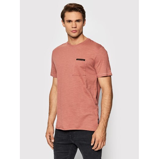 T-Shirt TSM614 Różowy Regular Fit Outhorn XL MODIVO