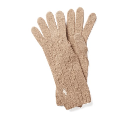 Rękawiczki białe Polo Ralph Lauren 