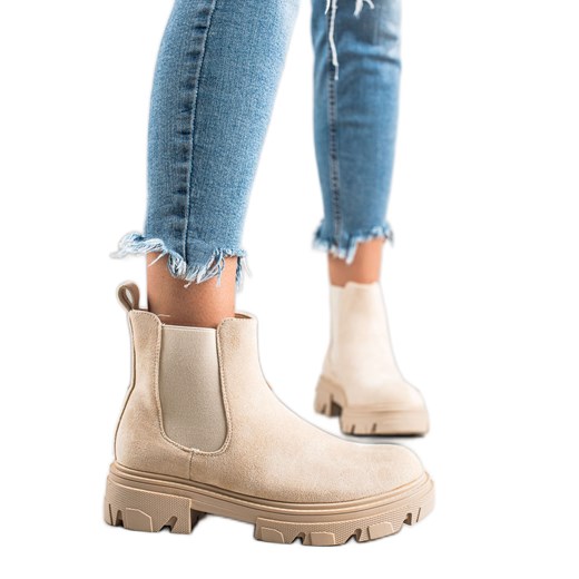 Botki Trendi bez zapięcia casual