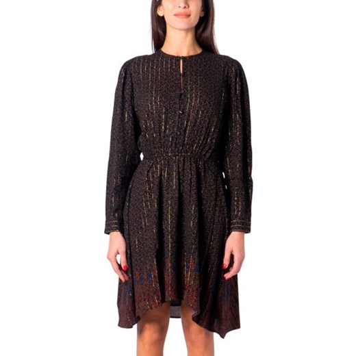 Desigual Sukienka Kobieta - Vest Delhi - Czarny Desigual M Italian Collection