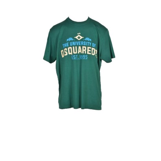 dsquared - Dsquared T-shirt Mężczyzna - WH7_GLX-77215148_Verde - Zielony M Italian Collection