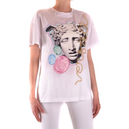 Versace - Versace T-shirt Kobieta - WH6-BC38298-IC1085-bianco - Biały Versace 38 Italian Collection