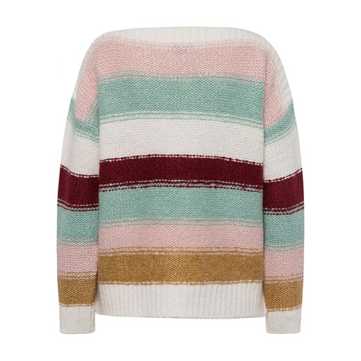 Sweter w kolorze kremowo-brązowo-jasnoróżowym More & More 42 Limango Polska okazyjna cena