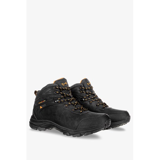 Czarne buty trekkingowe sznurowane Badoxx MXC8300-W 45 promocja Casu.pl