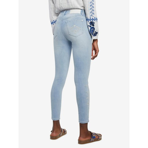 Jeansy damskie Desigual casualowe