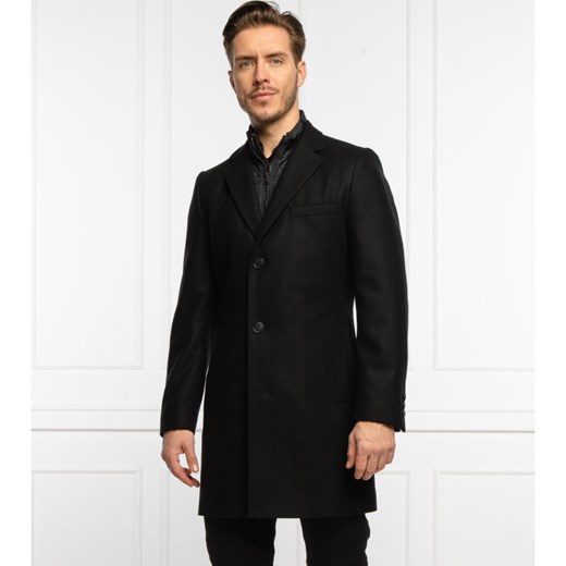HUGO Wełniany płaszcz Milogan 2141 54 Gomez Fashion Store