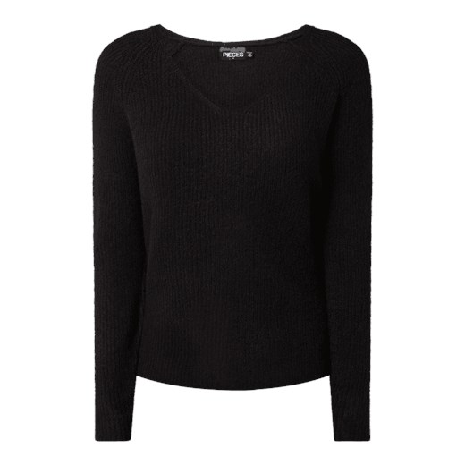 Sweter z raglanowymi rękawami model ‘Ellen’ Pieces XL Peek&Cloppenburg 