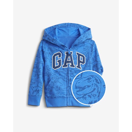 GAP Logo Dinosaur Graphic Bluza dziecięca Niebieski Gap 2 lata okazyjna cena BIBLOO