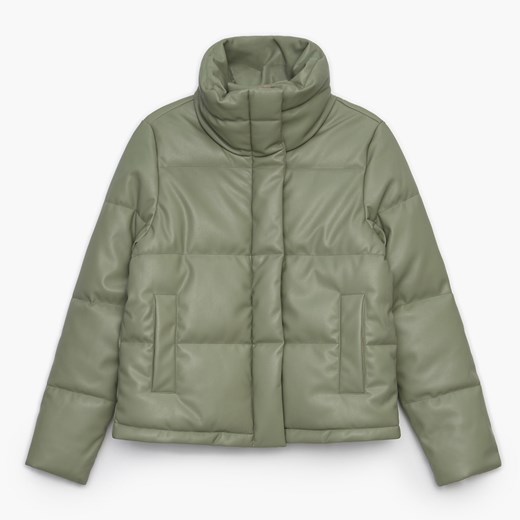 Cropp - Pikowana kurtka puffer - Zielony Cropp S Cropp