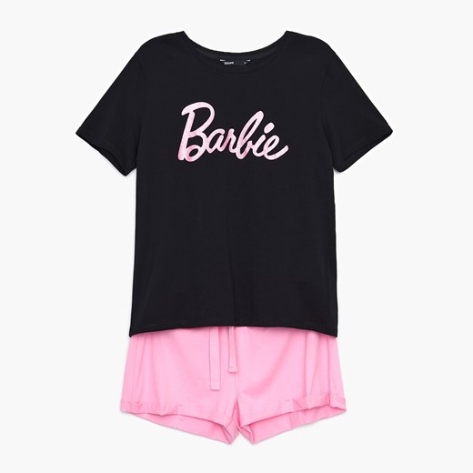 Cropp - Dwuczęściowa piżama Barbie - Różowy Cropp M Cropp