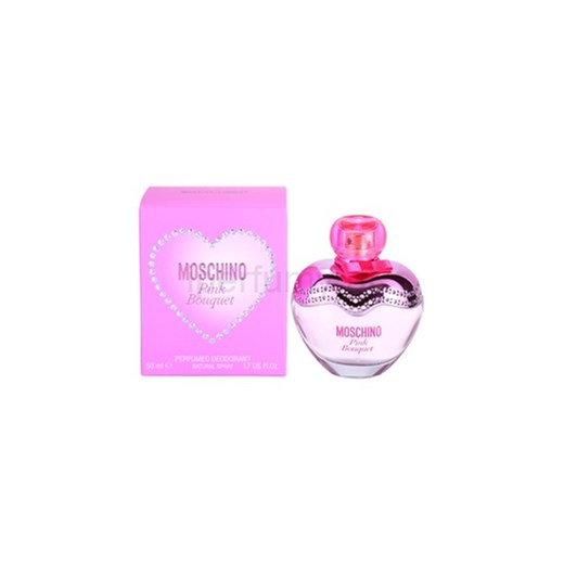 Moschino Pink Bouquet dezodorant z atomizerem dla kobiet 50 ml  + do każdego zamówienia upominek.