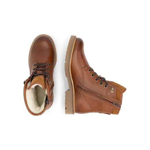 Skórzane botki "Langesund" w kolorze jasnobrązowym Travelin' 38 promocyjna cena Limango Polska