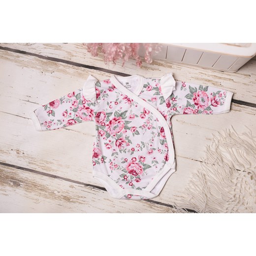 FORMOMMY odzież dla niemowląt biała w kwiaty 