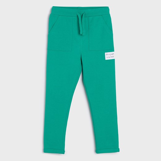 Sinsay - Spodnie dresowe - Zielony Sinsay 110 wyprzedaż Sinsay