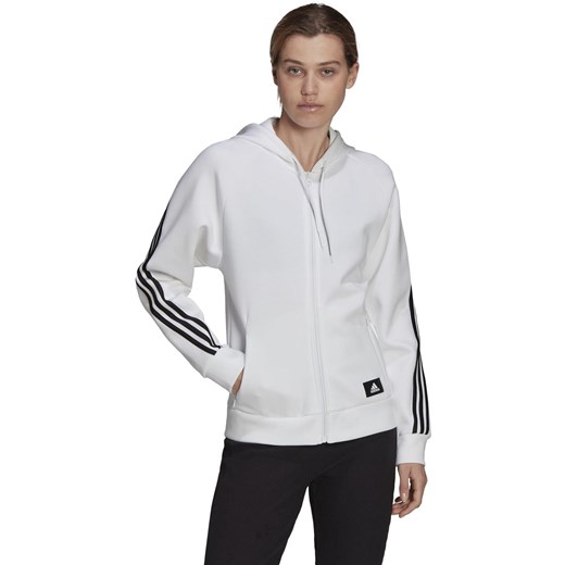 Bluza damska Adidas biała w sportowym stylu 