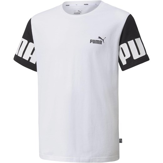 T-shirt chłopięce biały Puma
