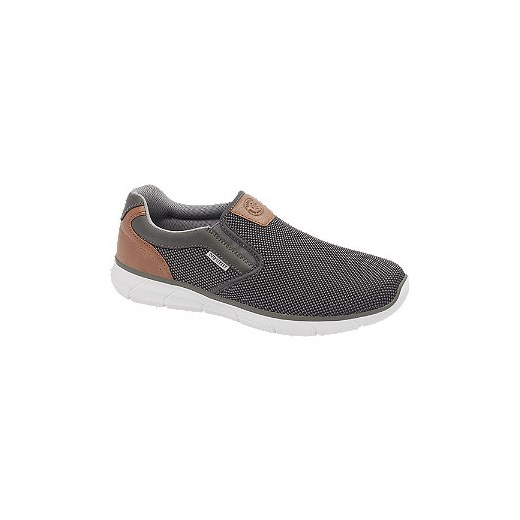 Ciemnoszare wsuwane półbuty męskie easy street Easy Street 44,45,40,43,46,42 Deichmann