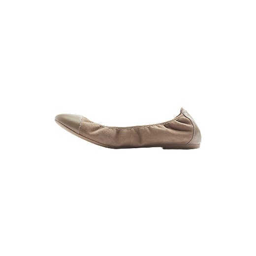 Brązowoszare skórzane baleriny 5th avenue 38,39,37,40,41,36 Deichmann