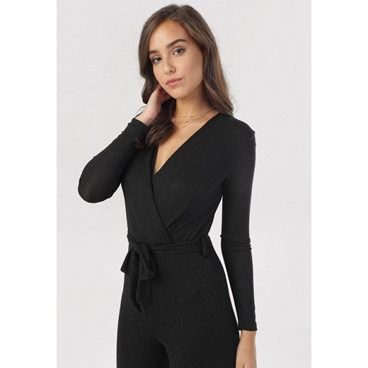 Czarny Kombinezon Nyxie L Born2be Odzież